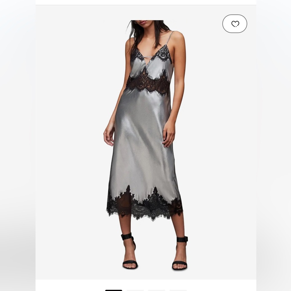 All Saints Ophelia Slip Dress 10